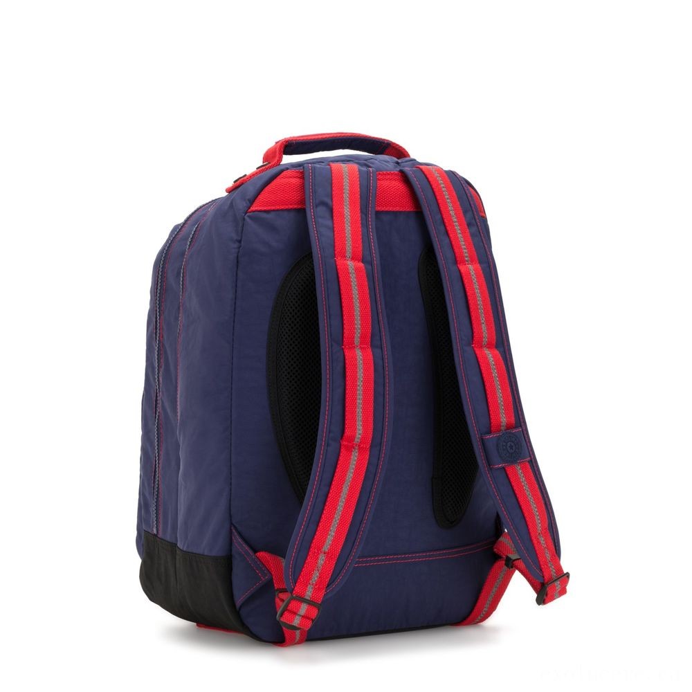 Kipling lesson ROOM Big backpack along with notebook protection Refined Blue C.