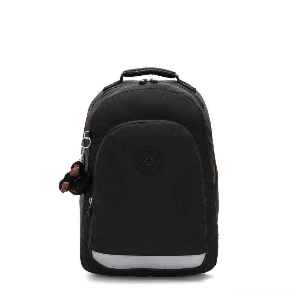 Kipling lesson space Big backpack along with notebook protection Correct Black.