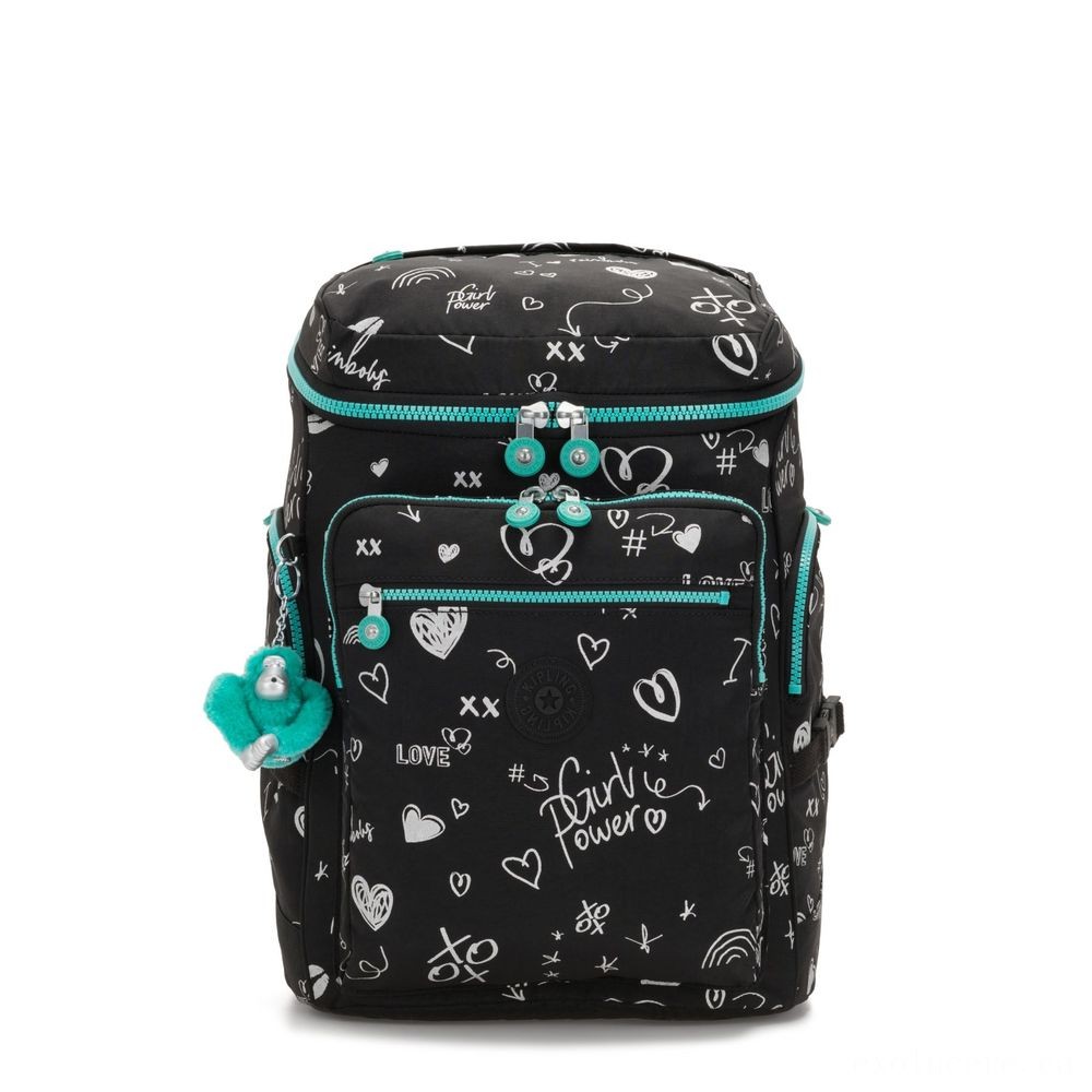 Price Drop - Kipling UPGRADE Huge Backpack Female Doodle. - Hot Buy:£66