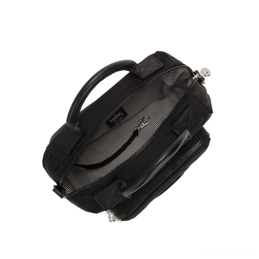 Kipling AZRA Crossbody Mini Bag With Handles as well as Adjustable Shoulder band Galaxy Black
