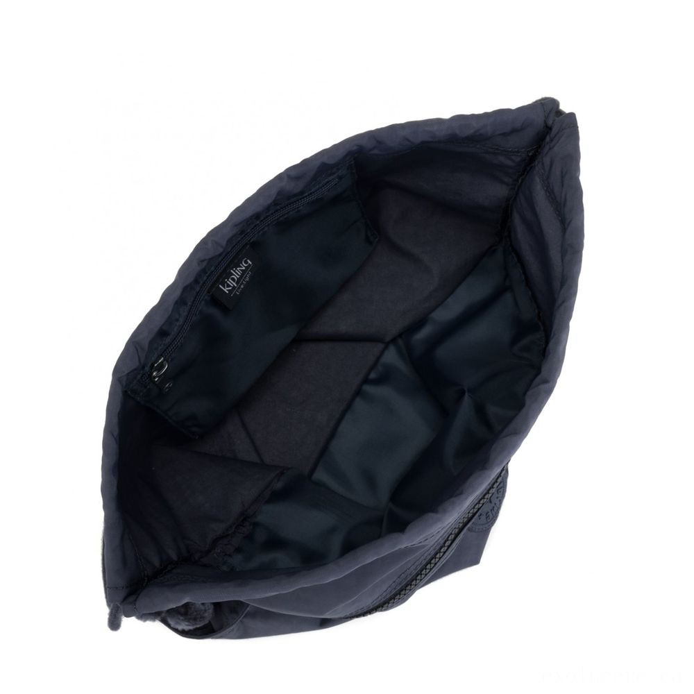 Doorbuster - Kipling SUPERTABOO Channel Drawstring Bag Real Jeans. - Online Outlet X-travaganza:£14[bebag6286nn]