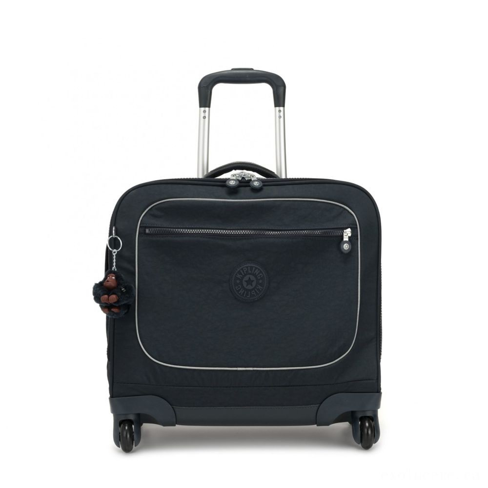 Kipling MANARY 4 Wheeled Bag along with Laptop computer protection True Navy.
