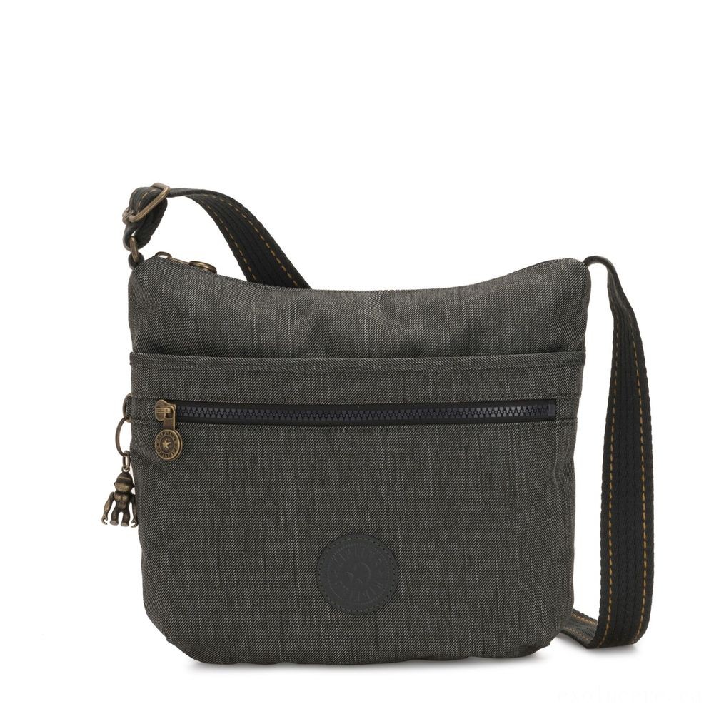 Two for One - Kipling ARTO Shoulder Bag All Over Body Black Indigo - Valentine's Day Value-Packed Variety Show:£28