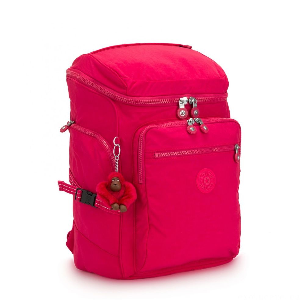 Price Drop - Kipling UPGRADE Sizable Knapsack Accurate Pink. - Boxing Day Blowout:£69
