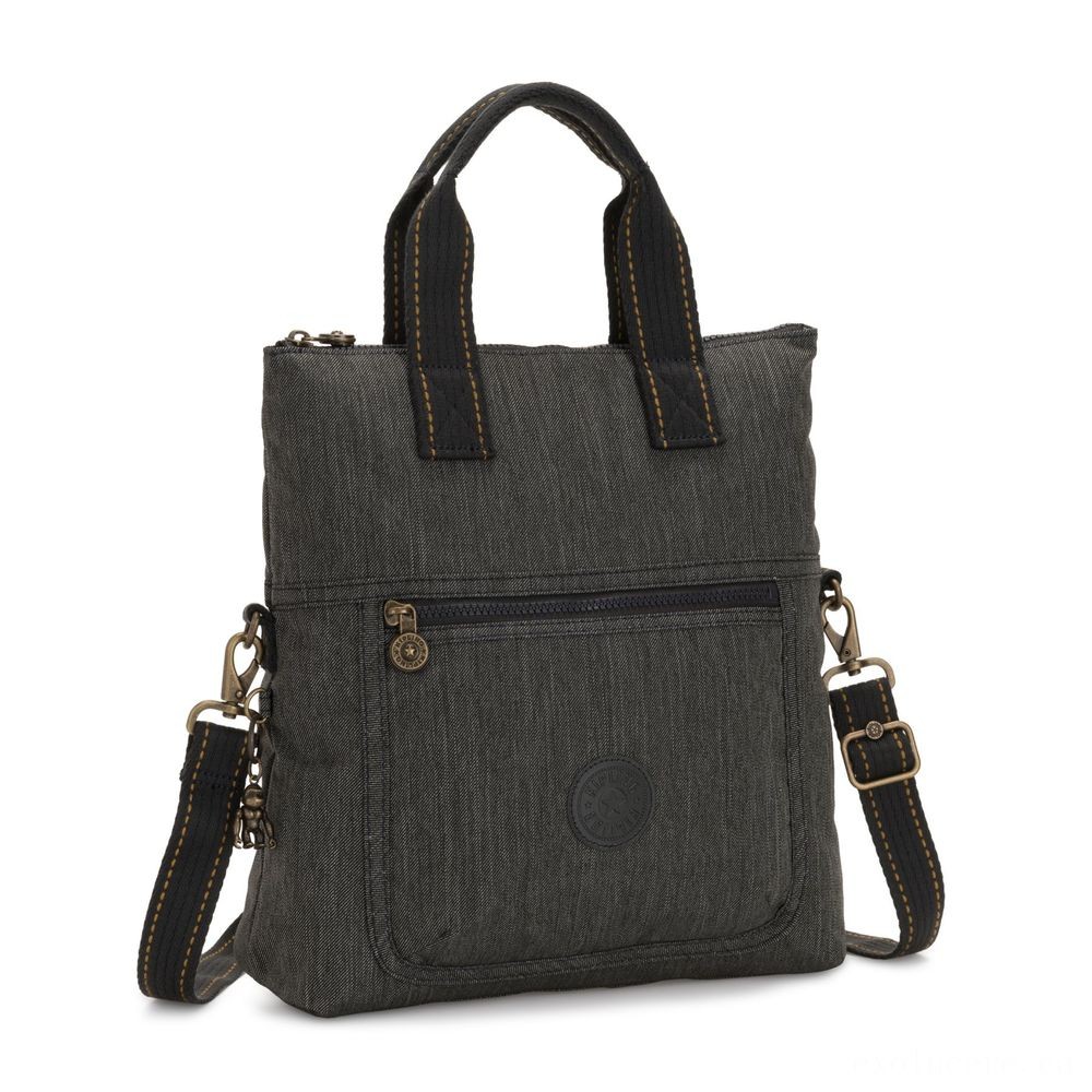 Promotional - Kipling ELEVA Shoulderbag with Flexible and also easily removable Strap Black Indigo - Off-the-Charts Occasion:£35[gabag6295wa]