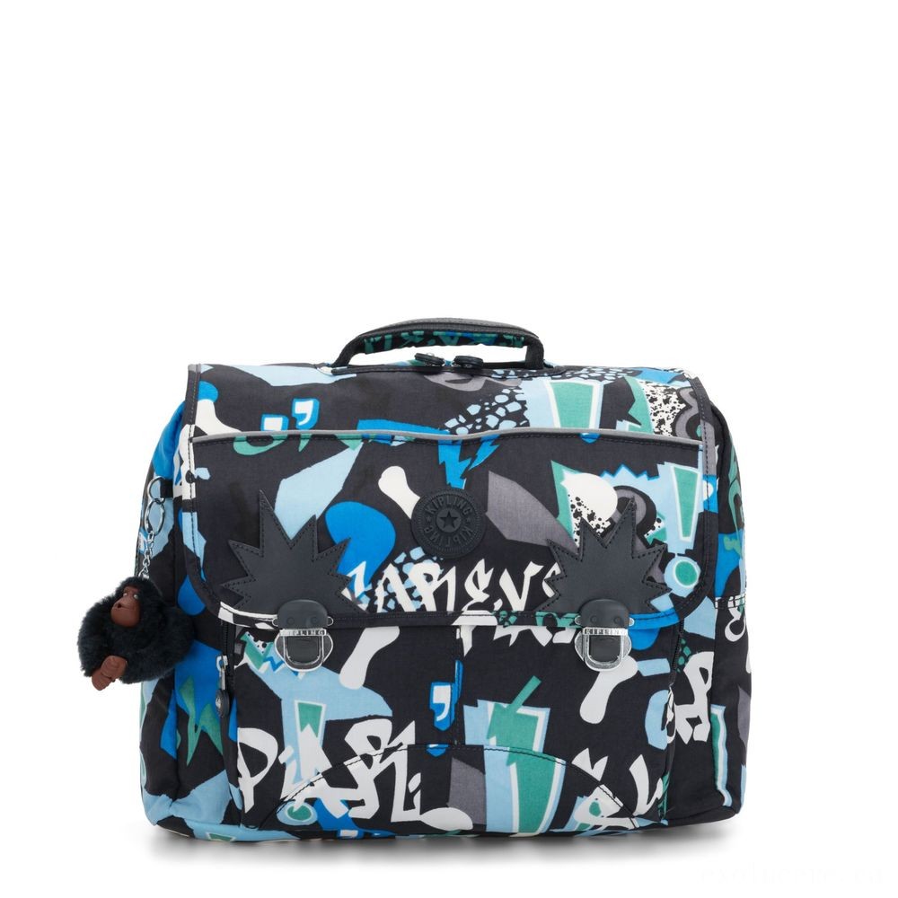 Members Only Sale - Kipling INIKO Tool Schoolbag along with Padded Shoulder Straps Epic Boys. - Sale-A-Thon:£46