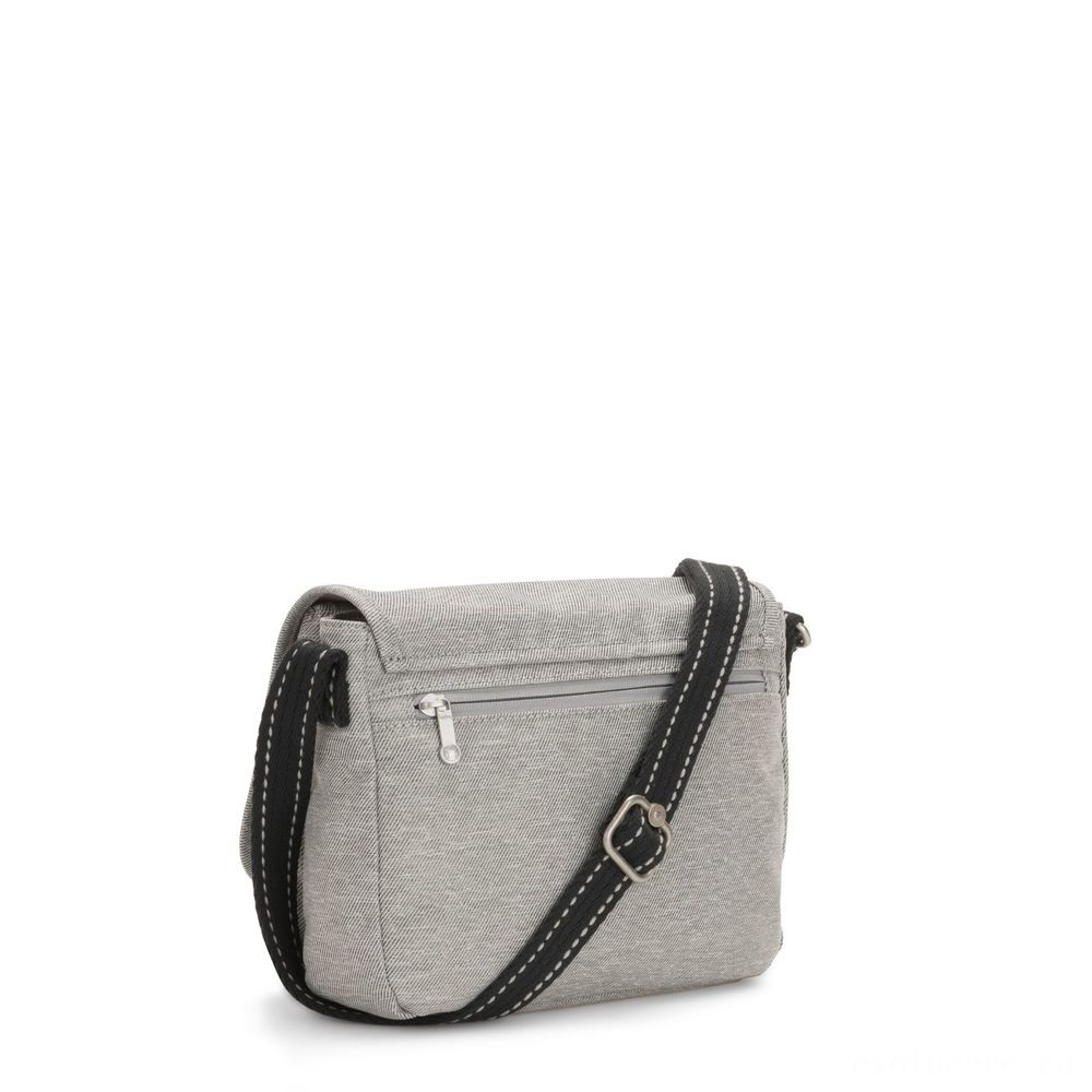 Closeout Sale - Kipling NITANY Tool Crossbody Bag Chalk Grey. - Curbside Pickup Crazy Deal-O-Rama:£27