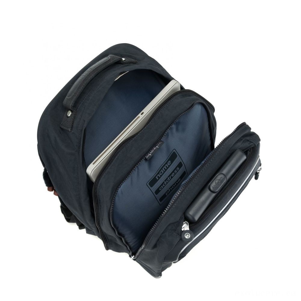 Kipling CLAS SOOBIN L Huge Backpack with Laptop Computer Protection Correct Navy.