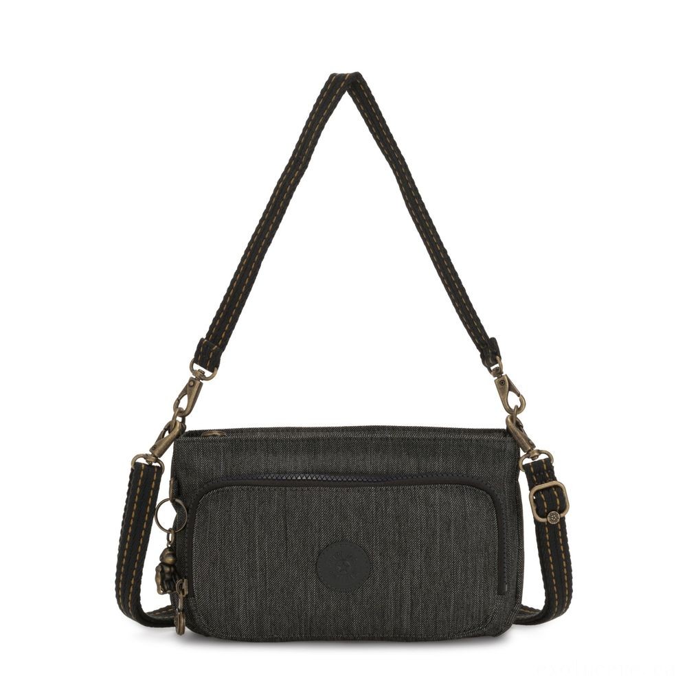 Buy One Get One Free - Kipling MYRTE Small 2 in 1 Crossbody as well as Bag Black Indigo. - Click and Collect Cash Cow:£27