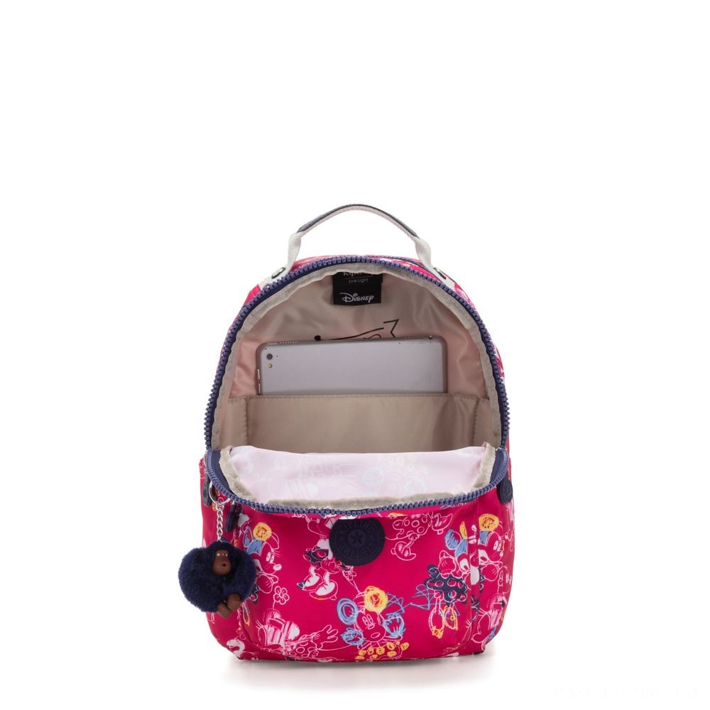 Kipling D SEOUL GO S Small Backpack along with tablet protection.