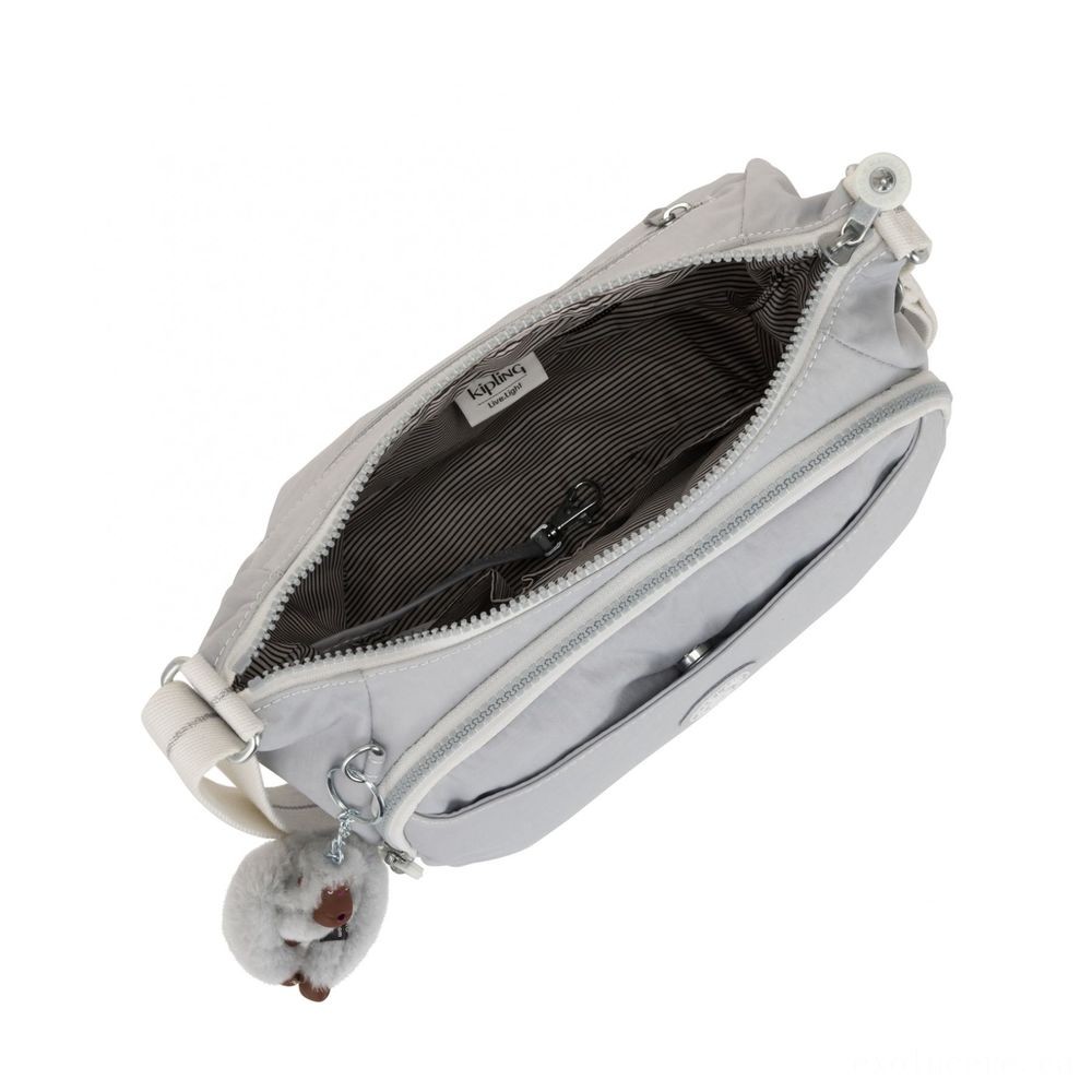 Price Cut - Kipling CAI Ladies Handbag along with Extendable Band Active Grey Bl - Off:£18