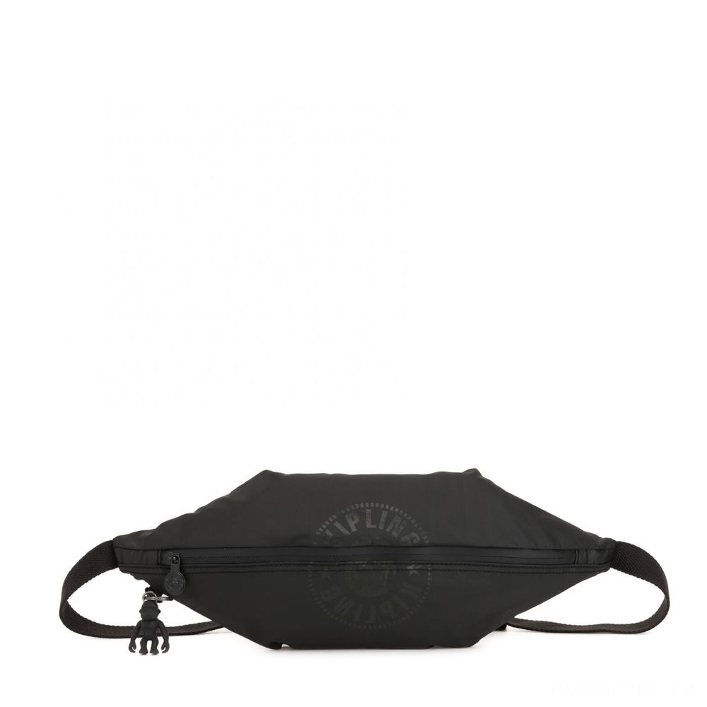 Clearance - Kipling YOKU Medium Crossbody bag convertible to waistbag Raw Black - Fourth of July Fire Sale:£27[nebag6323ca]