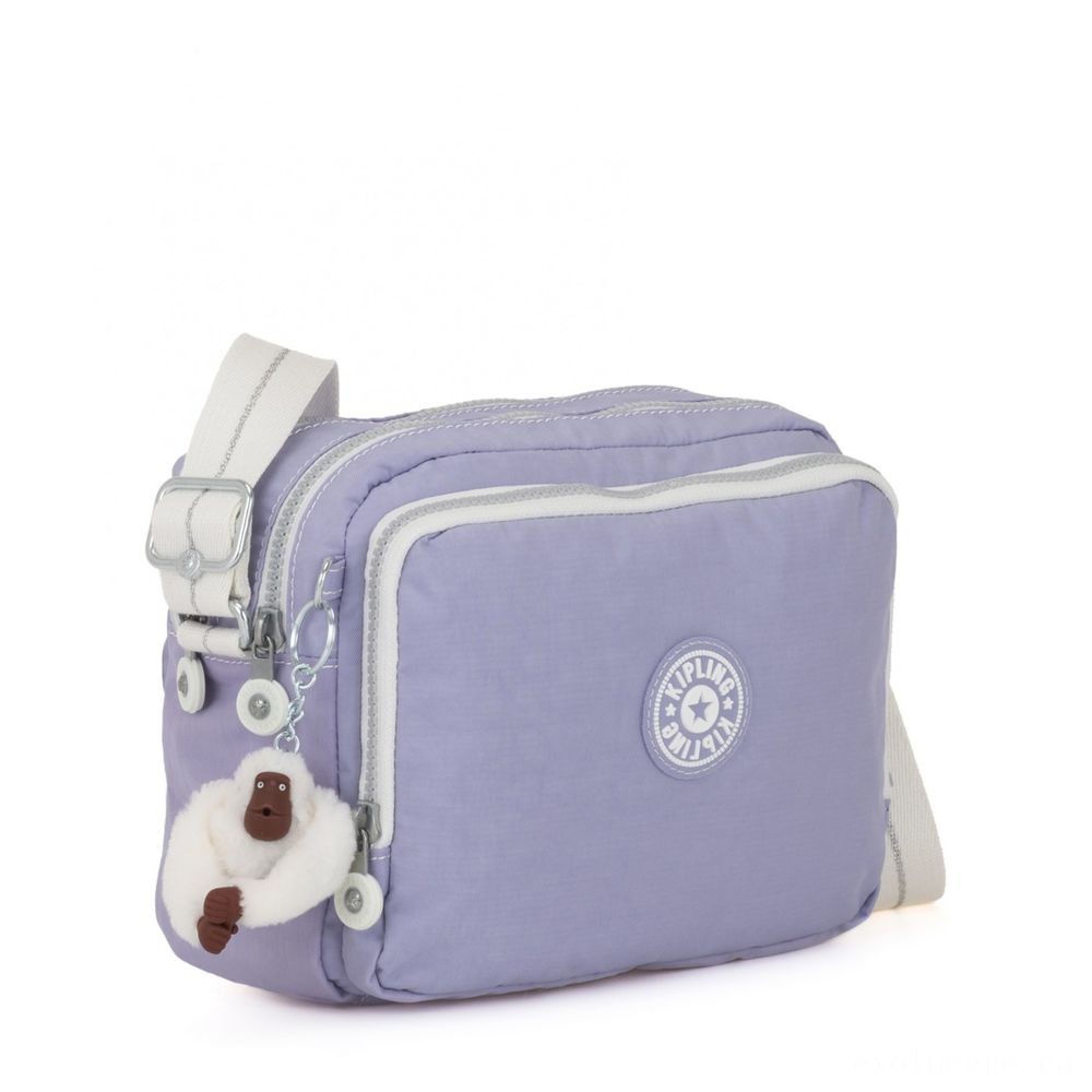 Kipling SILEN Small All Over Physical Body Shoulder Bag Active Lilac Bl.