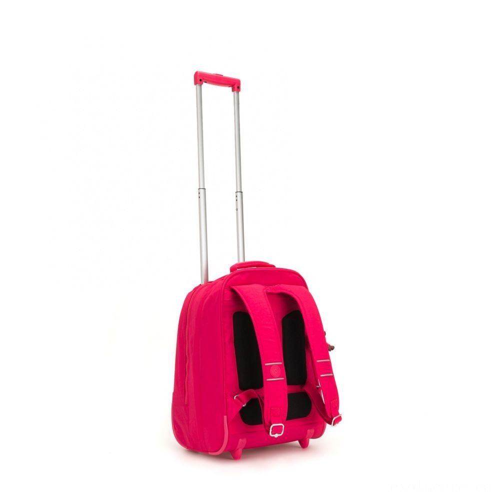 Kipling CLAS SOOBIN L Huge Backpack along with Laptop Defense Correct Pink.