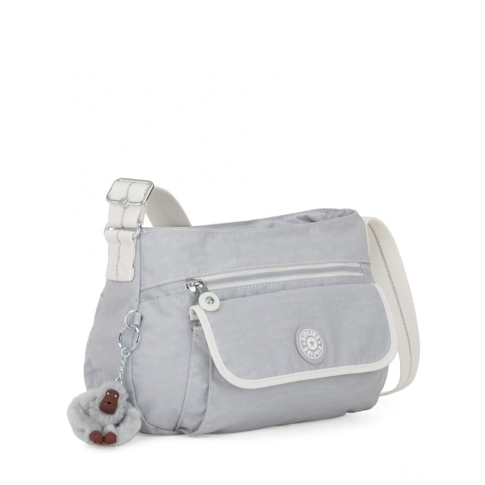 March Madness Sale - Kipling SYRO Medium Crossbody Active Grey Bl. - Steal-A-Thon:£19
