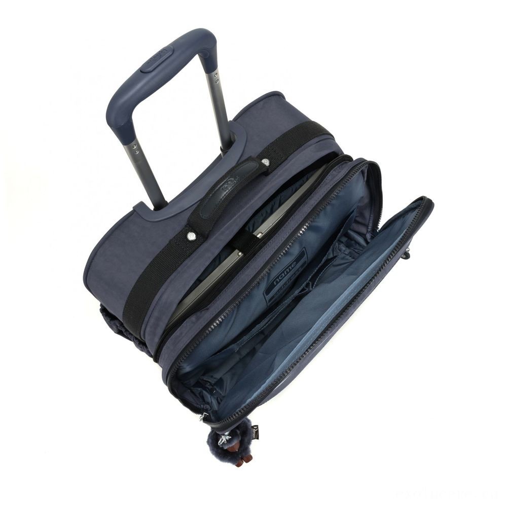 Exclusive Offer - Kipling MANARY 4 Wheeled Bag with Laptop protection True Denims. - Steal:£80[jcbag6344ba]