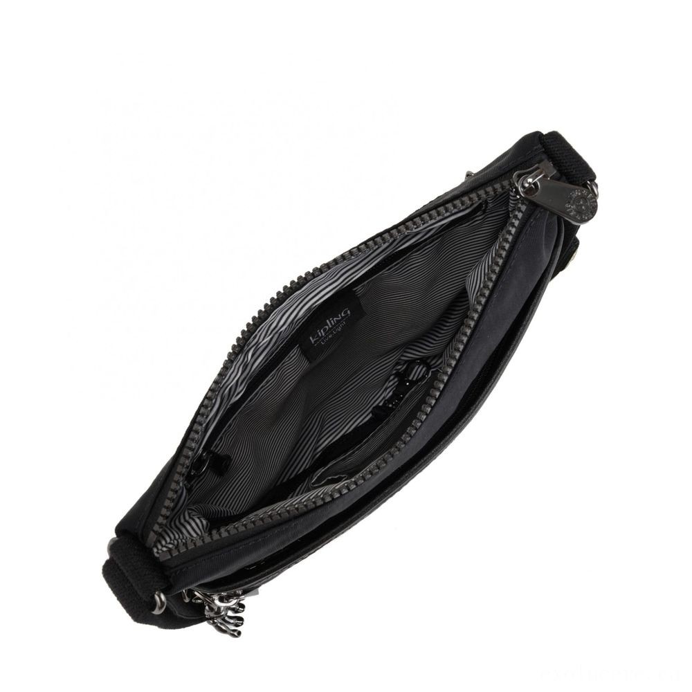 Gift Guide Sale - Kipling ARTO S Cross Physical Body Handbag Rich Black - Blowout Bash:£28[bebag6353nn]