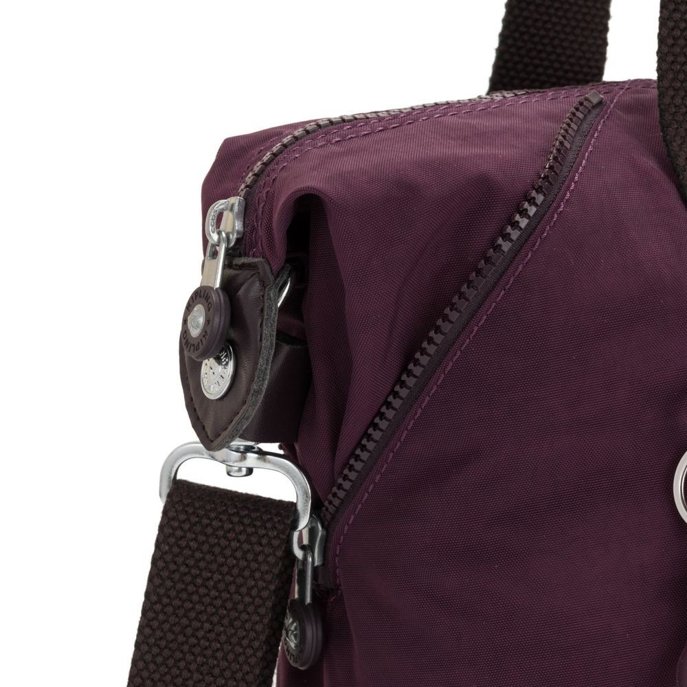 New Year's Sale - Kipling Craft Ladies Handbag Darker Plum - Galore:£36