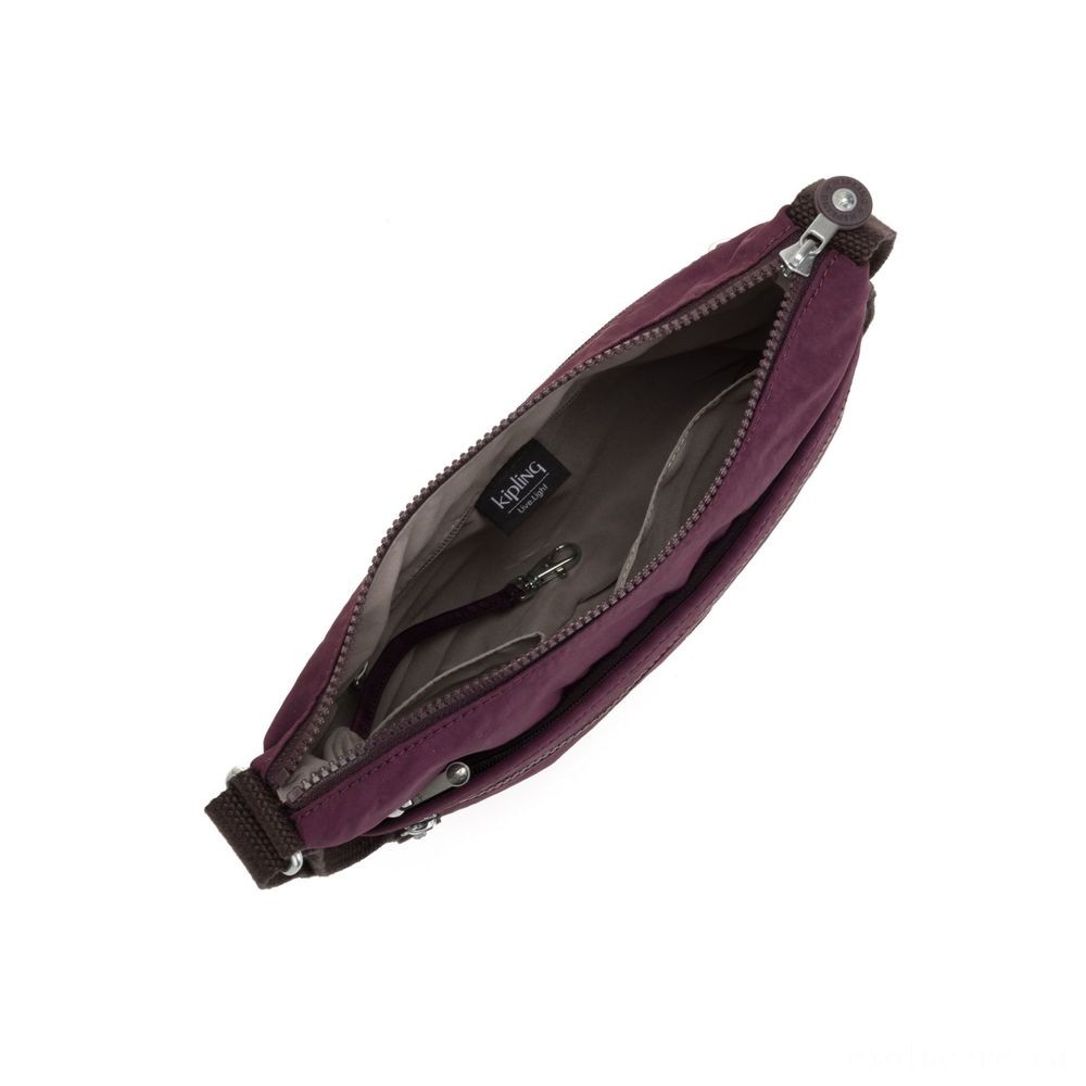 Price Drop Alert - Kipling ARTO Handbag Around Body Dark Plum - Value:£26[sabag6371nt]