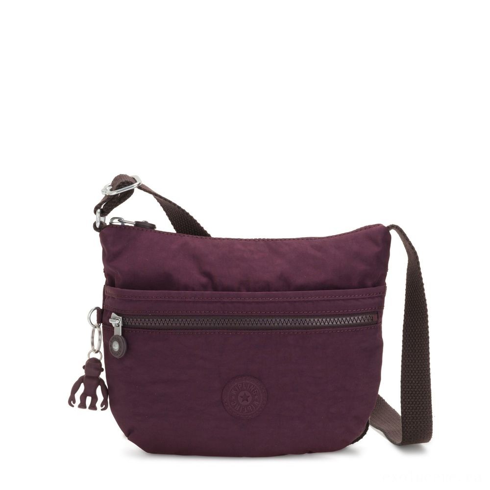 Holiday Gift Sale - Kipling ARTO S Tiny Cross-Body Bag Dark Plum - E-commerce End-of-Season Sale-A-Thon:£21[jcbag6375ba]