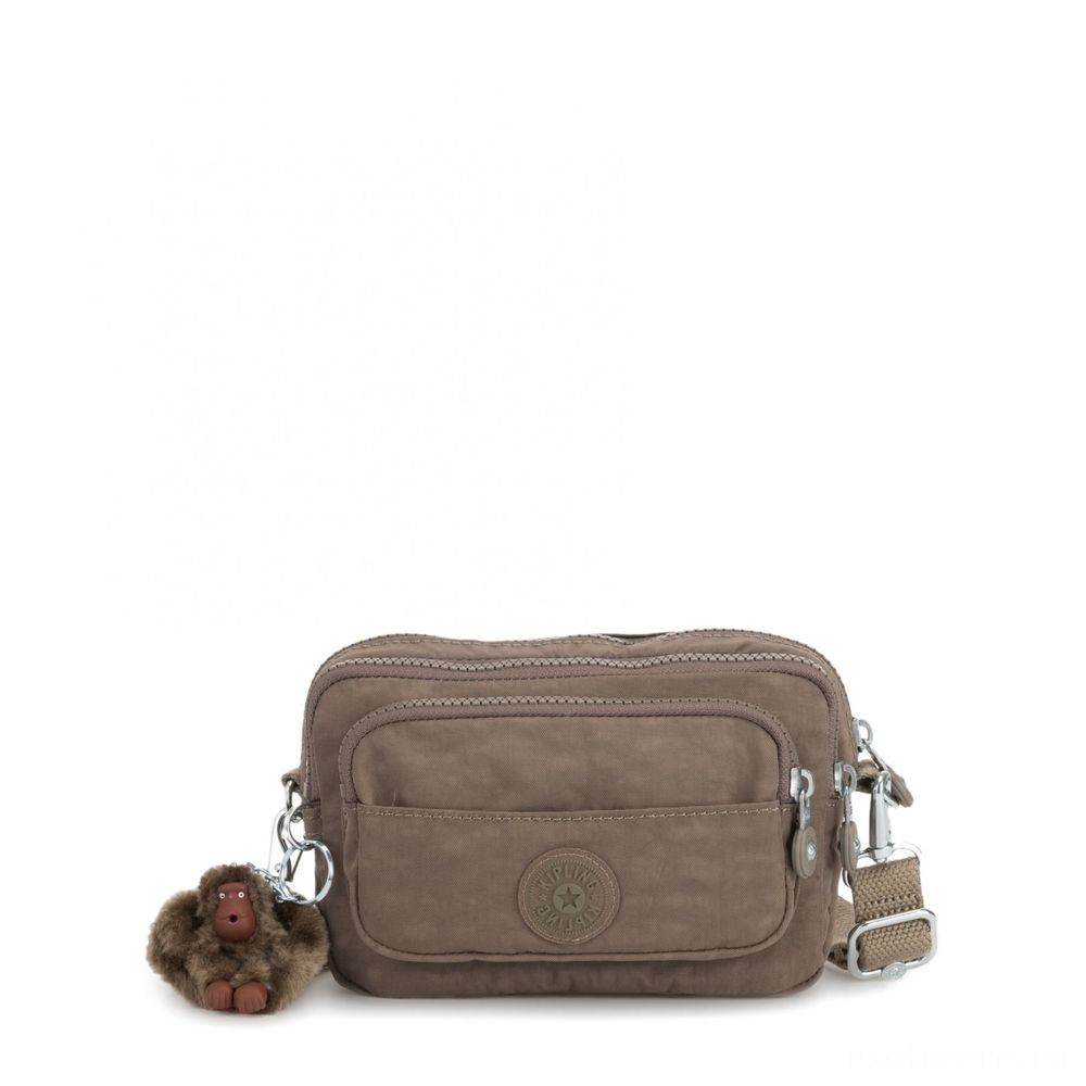 Kipling MULTIPLE Waistline Bag Convertible to Handbag Real Off-white.