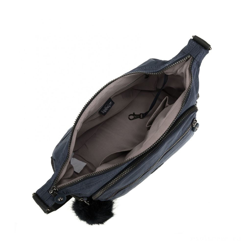 Kipling GABBIE Medium Shoulder Bag Real Dazz Navy