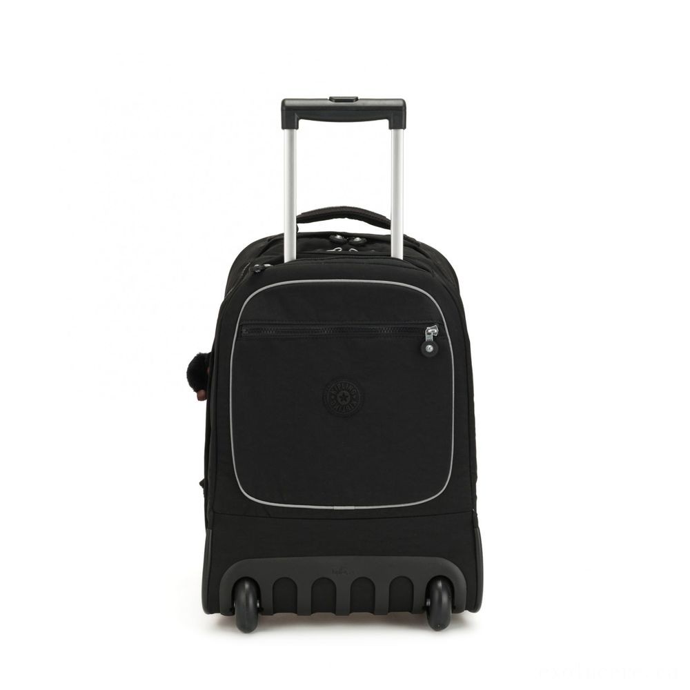 Kipling CLAS SOOBIN L Sizable Bag with Laptop Computer Defense Accurate Black.
