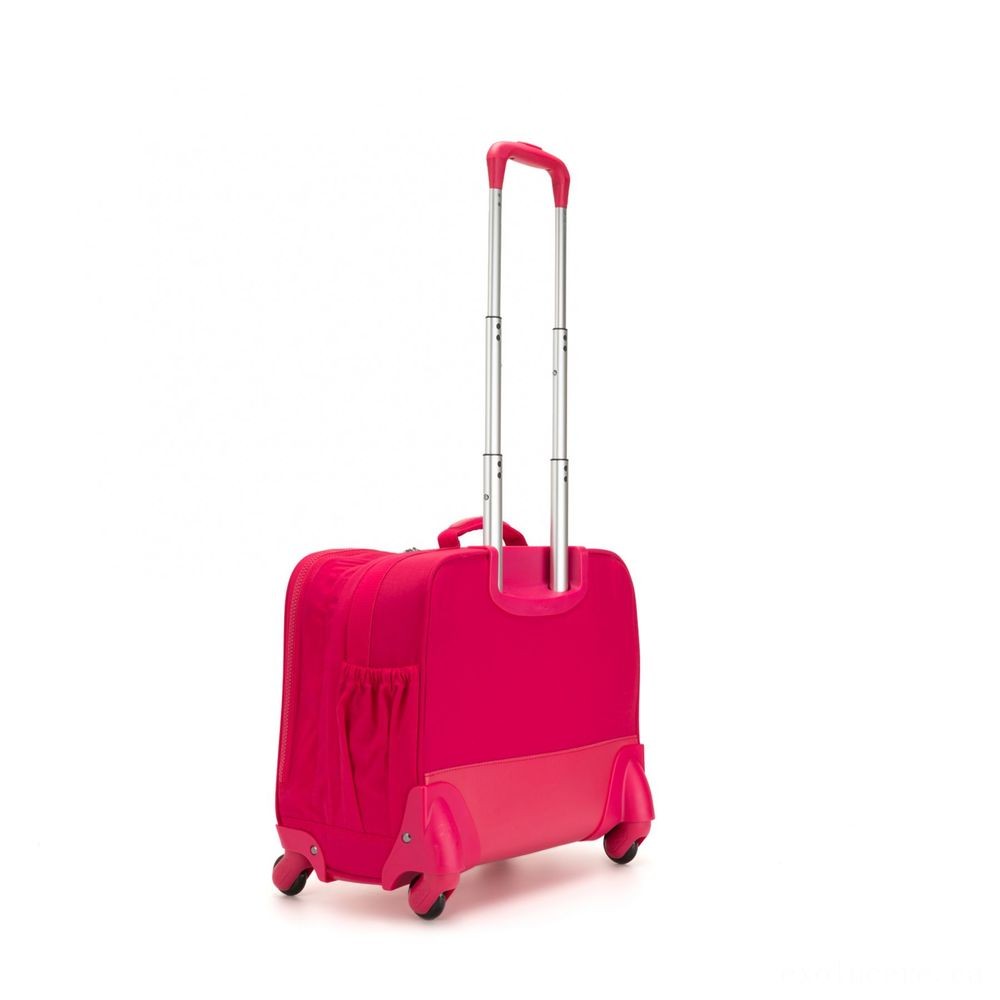 Kipling MANARY 4 Wheeled Bag along with Laptop security Correct Pink.