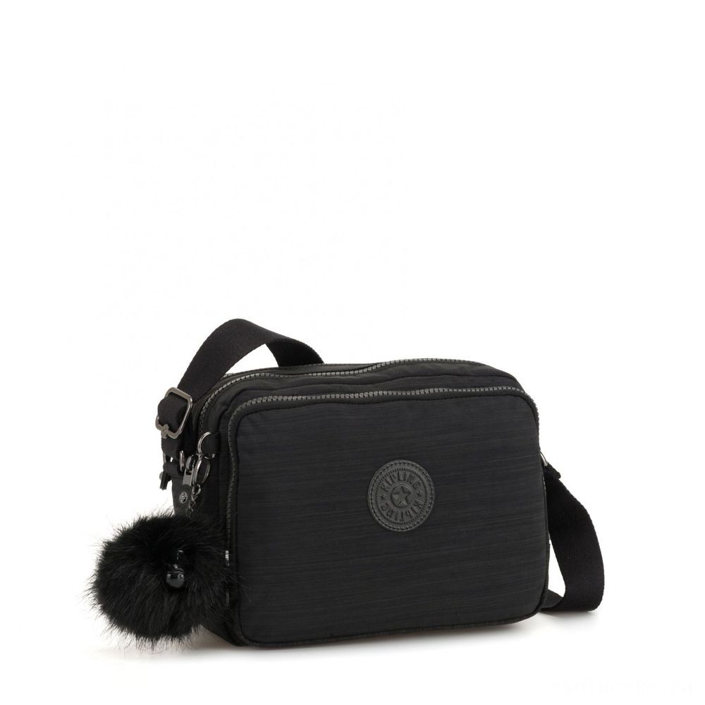 Kipling SILEN Small Around Physical Body Handbag Real Dazz Black.