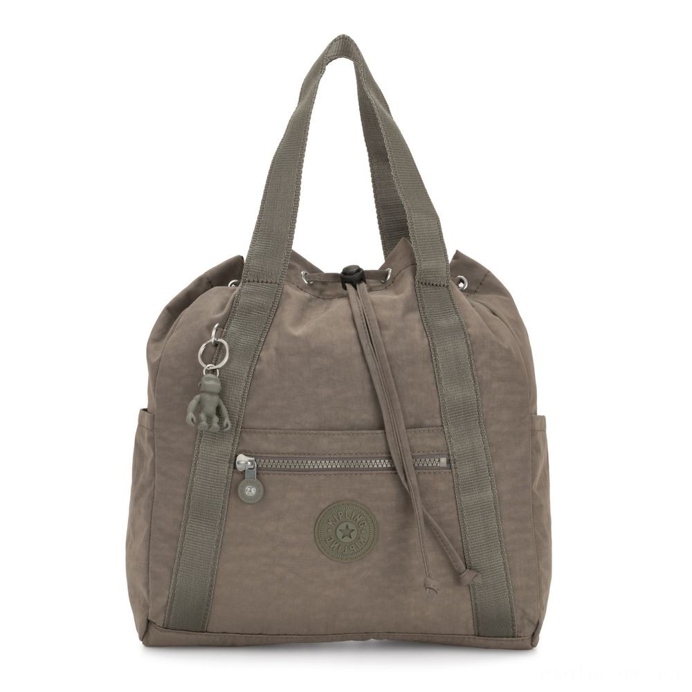 Price Drop - Kipling Craft KNAPSACK S Little Drawstring Backpack Seagrass. - Hot Buy Happening:£44