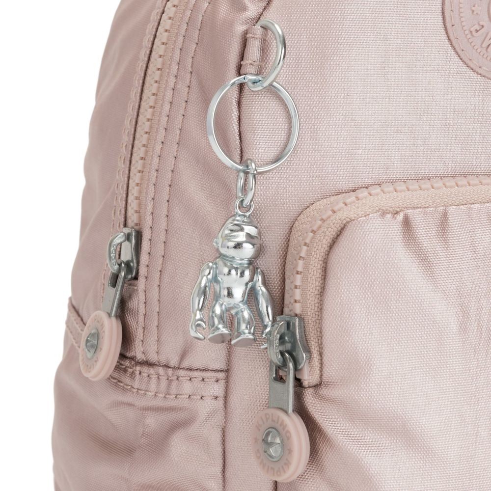  Kipling GLAYLA Additional little 3-in-1 Backpack/Crossbody/Handbag Metallic Rose Gifting