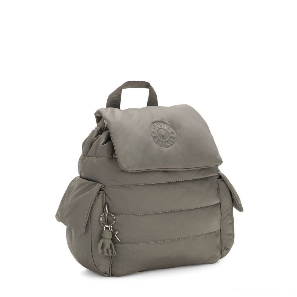 Two for One Sale - Kipling MANITO Small Smoke Result Backpack Mountain Grey. - Steal:£68