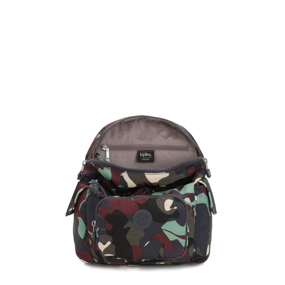 Holiday Gift Sale - Kipling Metropolitan Area KIT MINI Area Stuff Mini Bag Camouflage Huge. - Deal:£35