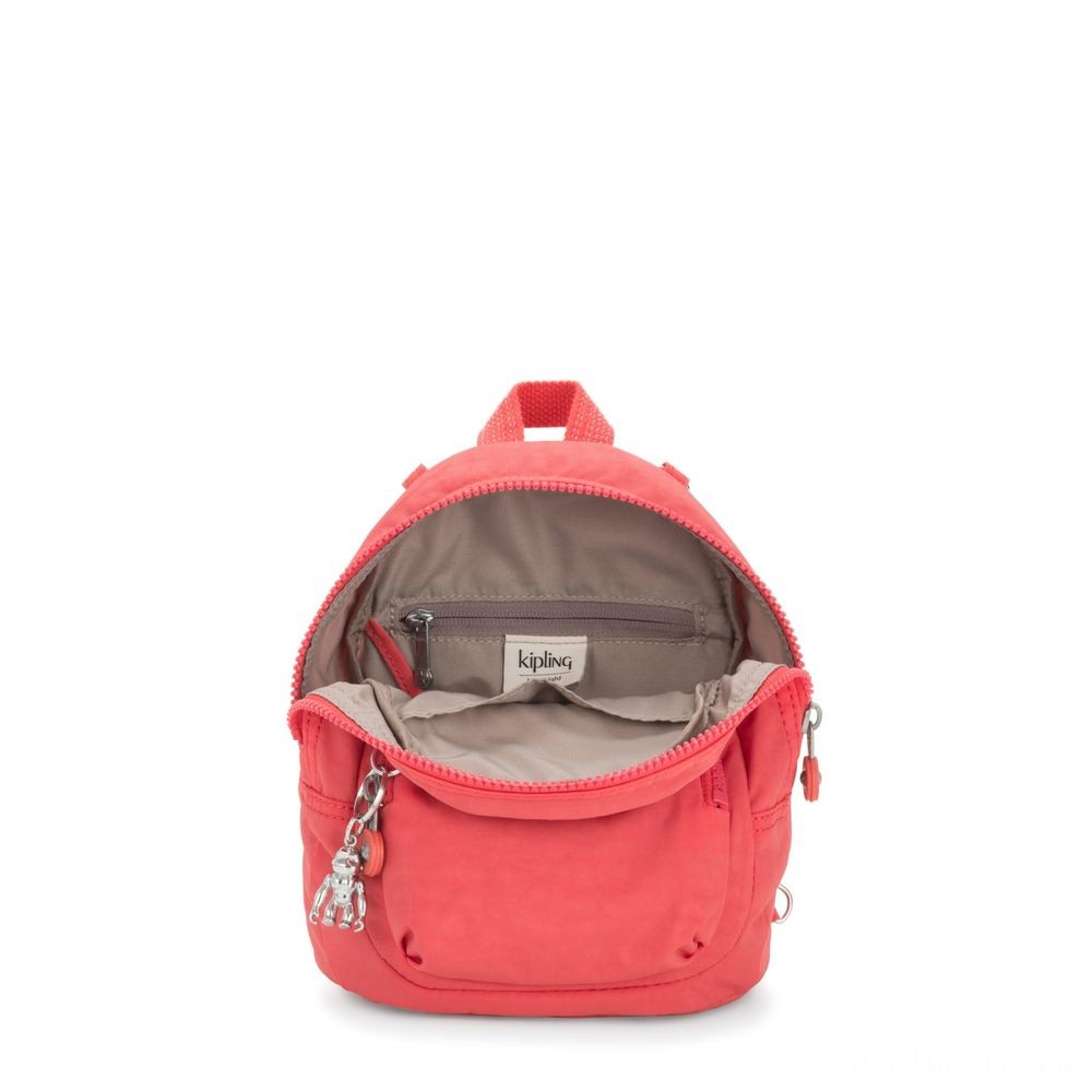  Kipling GLAYLA Additional little 3-in-1 Backpack/Crossbody/Handbag Papaya