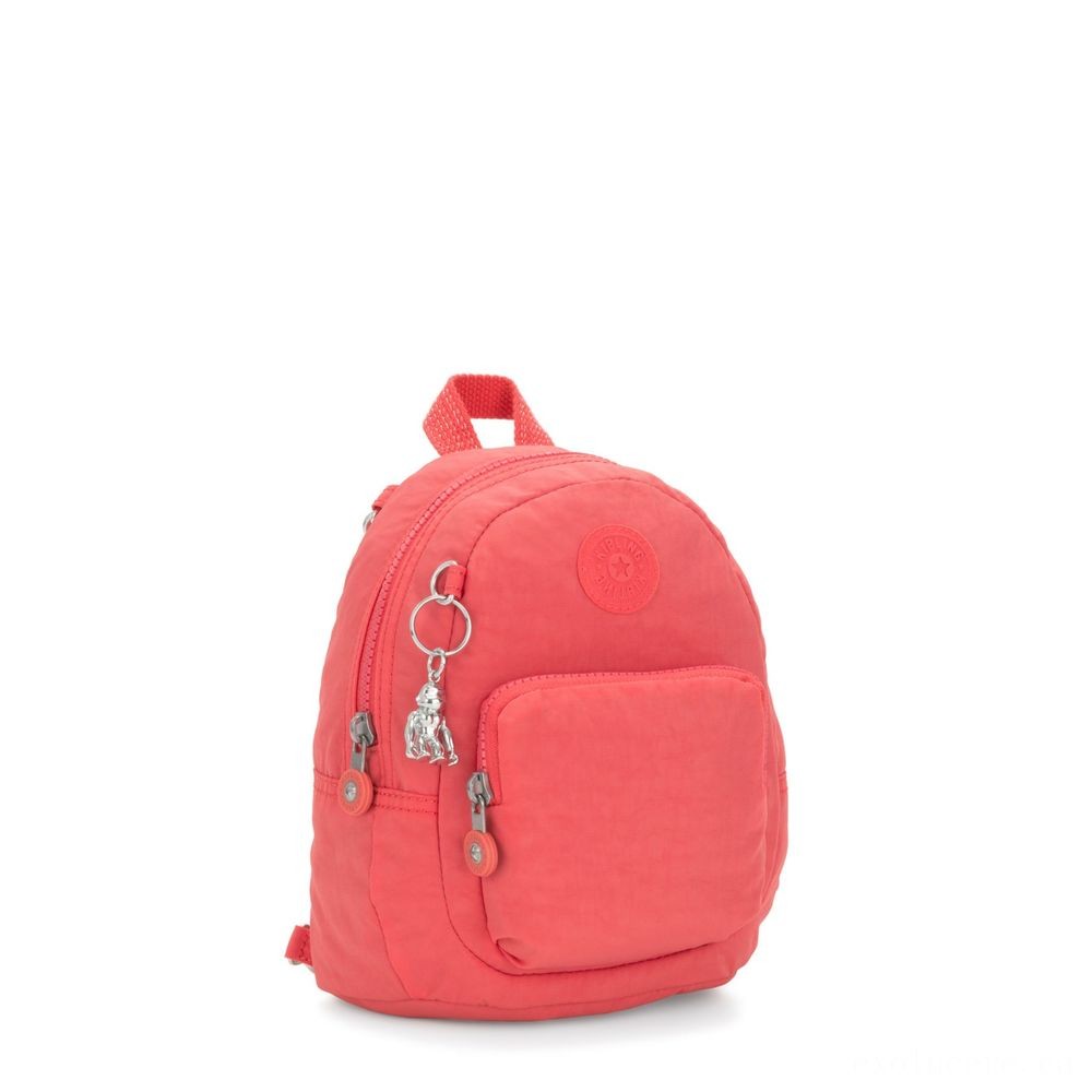  Kipling GLAYLA Extra tiny 3-in-1 Backpack/Crossbody/Handbag Papaya