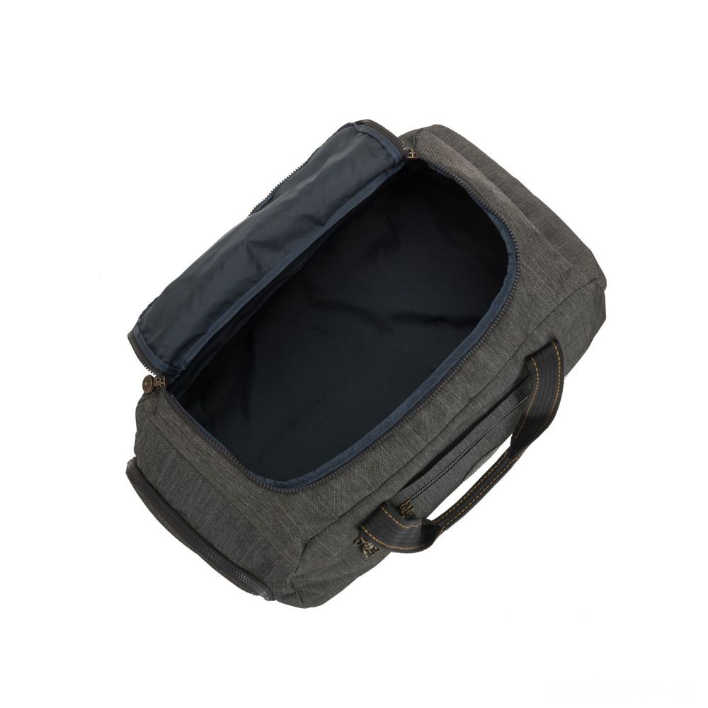 Kipling PALERMO Big Duffle Bag along with Adjustable Bag Straps Black Indigo.
