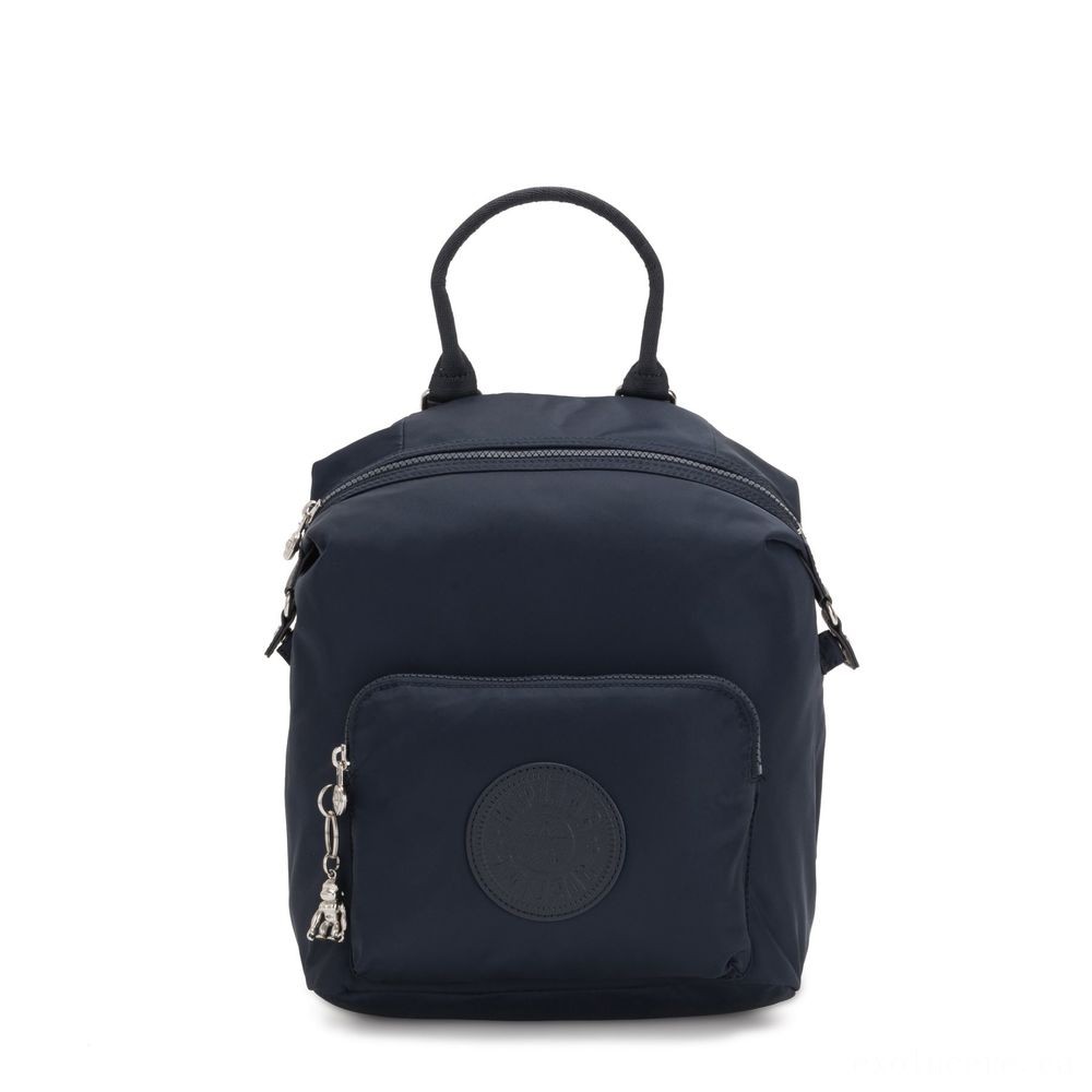 Kipling NALEB Small Knapsack along with tablet sleeve Accurate Blue Twill.