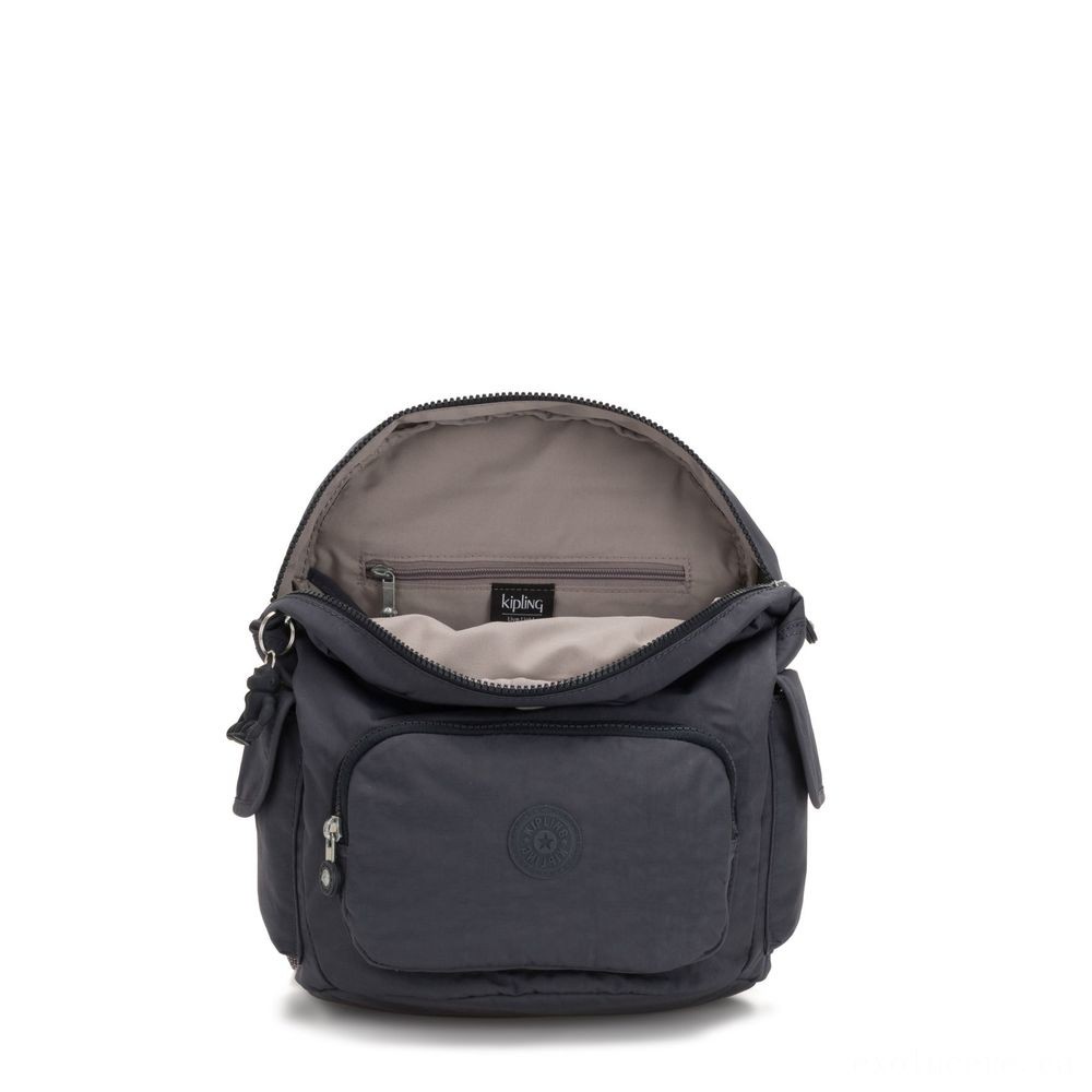 Shop Now - Kipling Urban Area KIT S Little Backpack Night Grey. - Internet Inventory Blowout:£26