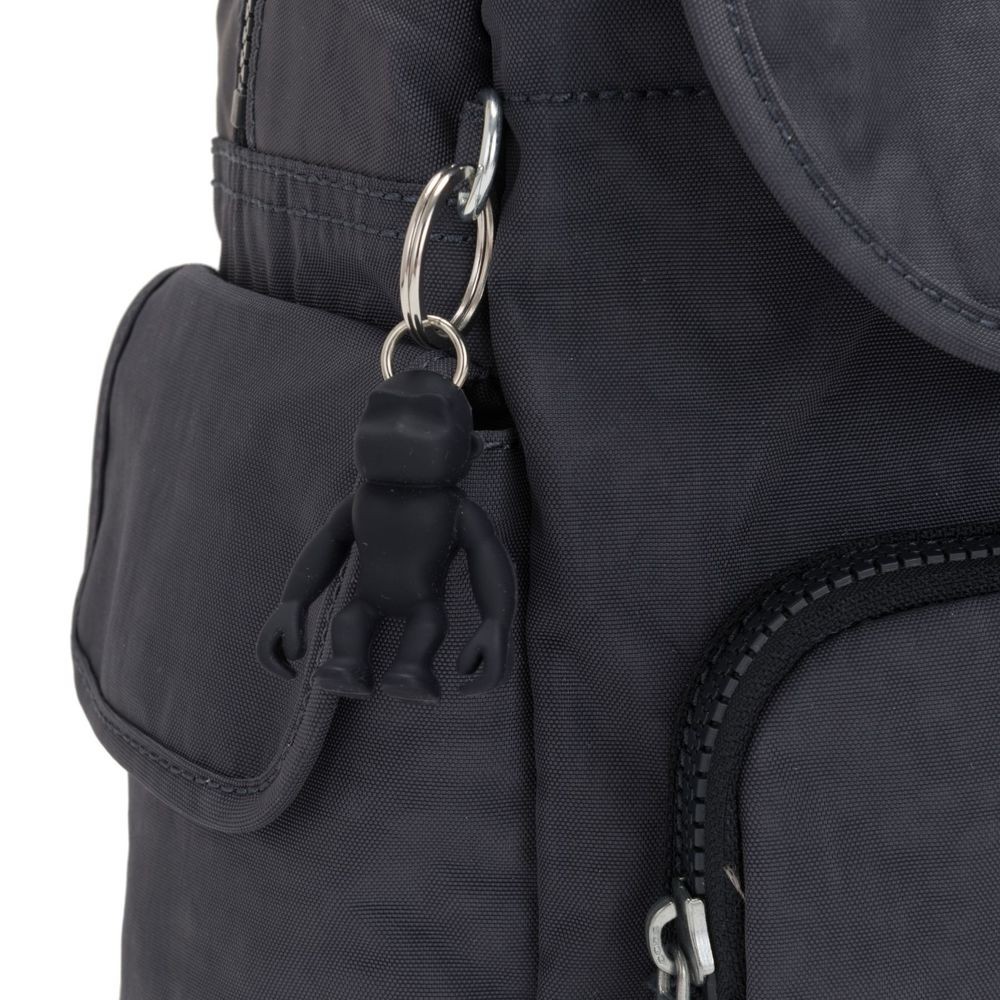 90% Off - Kipling Metropolitan Area BUNDLE MINI Metropolitan Area Pack Mini Backpack Night Grey. - Frenzy:£25