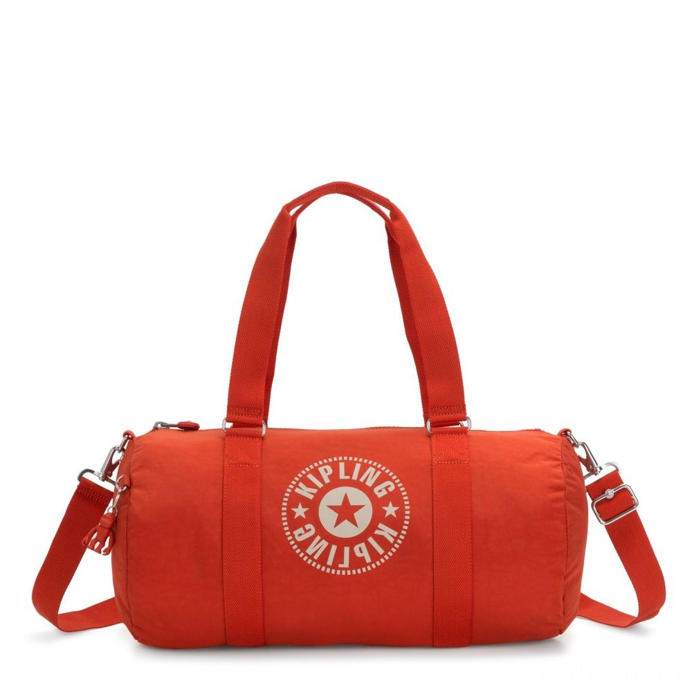 Clearance Sale - Kipling ONALO Multifunctional Duffle Bag Funky Orange Nc. - Hot Buy Happening:£33[labag6501ma]
