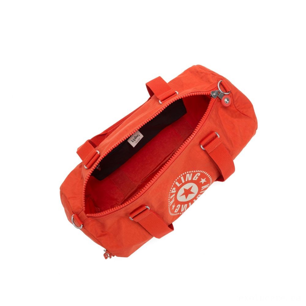 Last-Minute Gift Sale - Kipling ONALO Multifunctional Duffle Bag Funky Orange Nc. - Closeout:£34