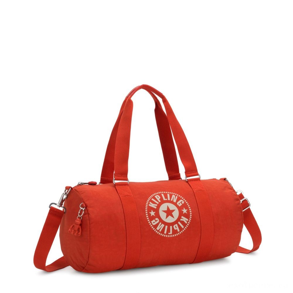 Warehouse Sale - Kipling ONALO Multifunctional Duffle Bag Funky Orange Nc. - Two-for-One Tuesday:£33[labag6501co]