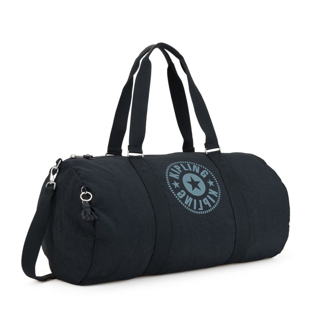 Kipling ONALO L Huge Duffle Bag along with Zipped Within Wallet Lively Navy.