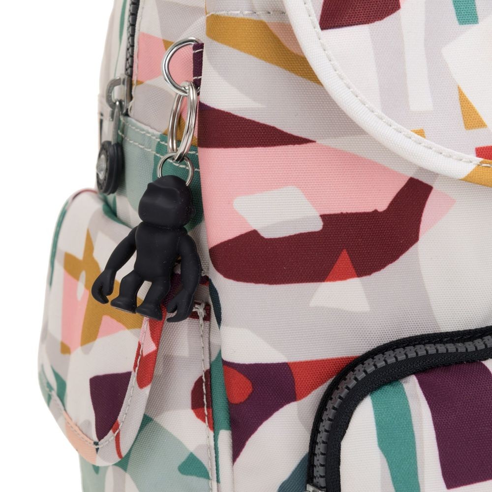 Online Sale - Kipling Area PACK S Little Backpack Popular Music Imprint. - Mid-Season:£34[libag6510nk]