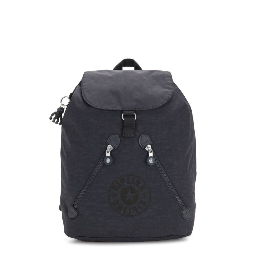 Kipling Essential NC Backpack along with 2 Zipped Pockets Evening Grey Nc.