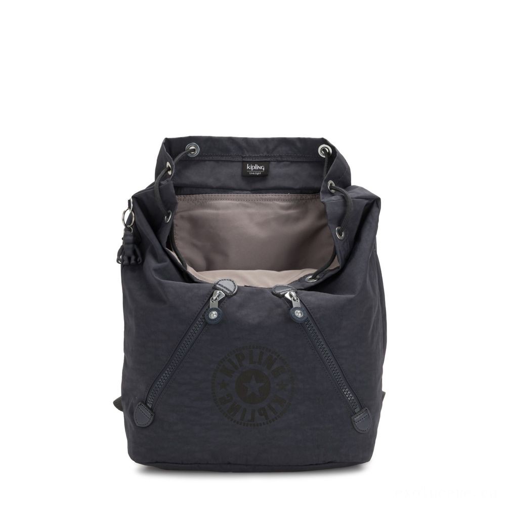 Kipling Basic NC Backpack with 2 Zipped Wallets Evening Grey Nc.