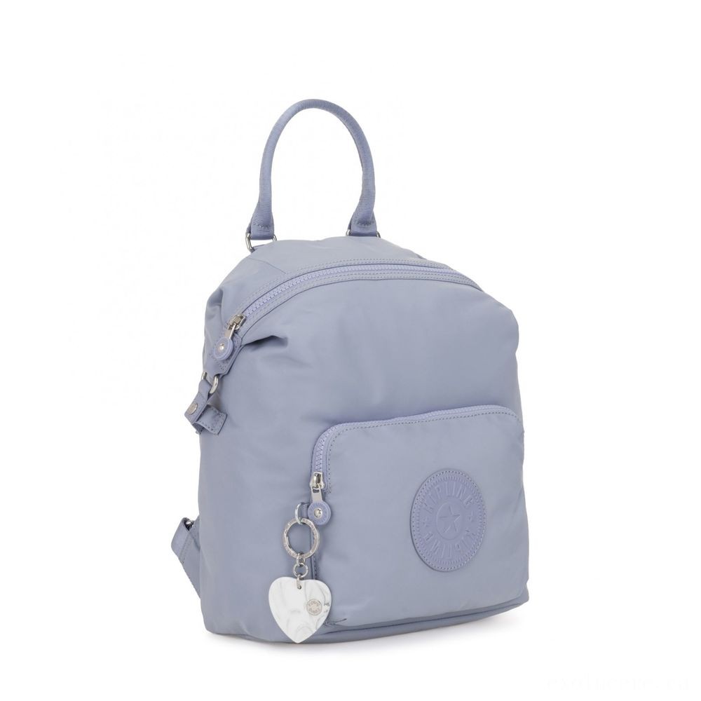 Kipling NALEB Small Backpack along with tablet sleeve Belgian Blue.