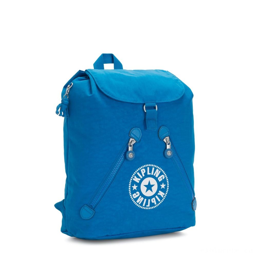 Doorbuster - Kipling Key NC Backpack along with 2 Zipped Pockets Methyl Blue Nc. - Cyber Monday Mania:£29[imbag6519iw]