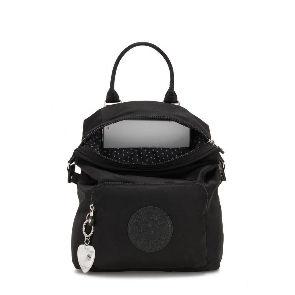 Kipling NALEB Small Backpack with tablet sleeve Meteorite.
