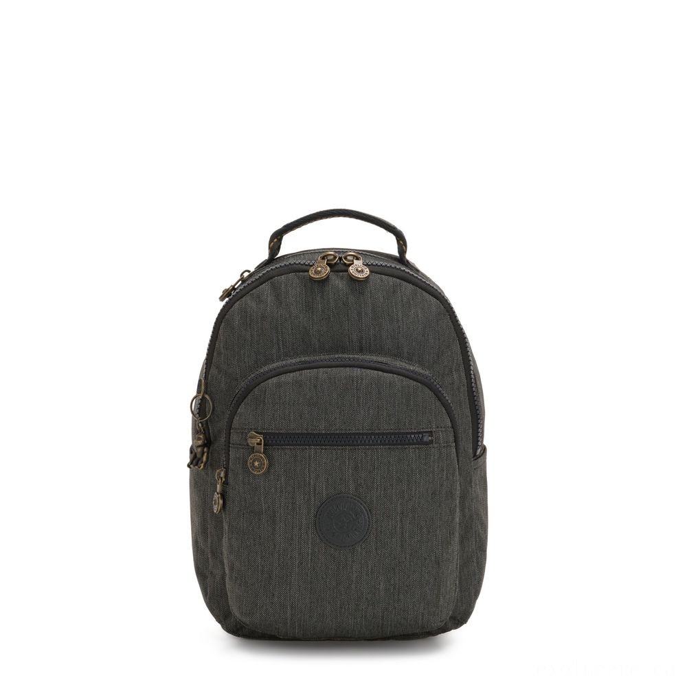 Online Sale -  Kipling SEOUL S Little Knapsack along with Tablet Computer Area Afro-american Indigo<br>. - One-Day Deal-A-Palooza:£34